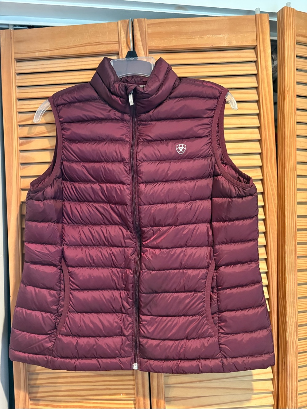 Ariat Ideal Down Quilted Puffer Vest Lightweight Outerwear Gorpcore Packable